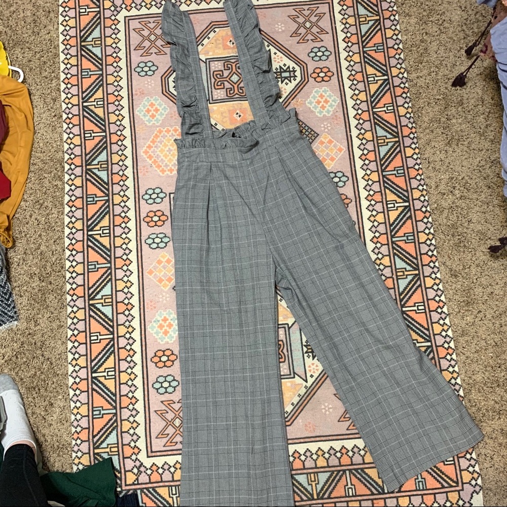 Plaid Jumpsuit